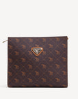 REUTE | Necessaire Pecarus braun /beige/gold - frontal