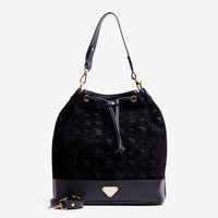 NIESEN | Pouch bag calfleather black/gold