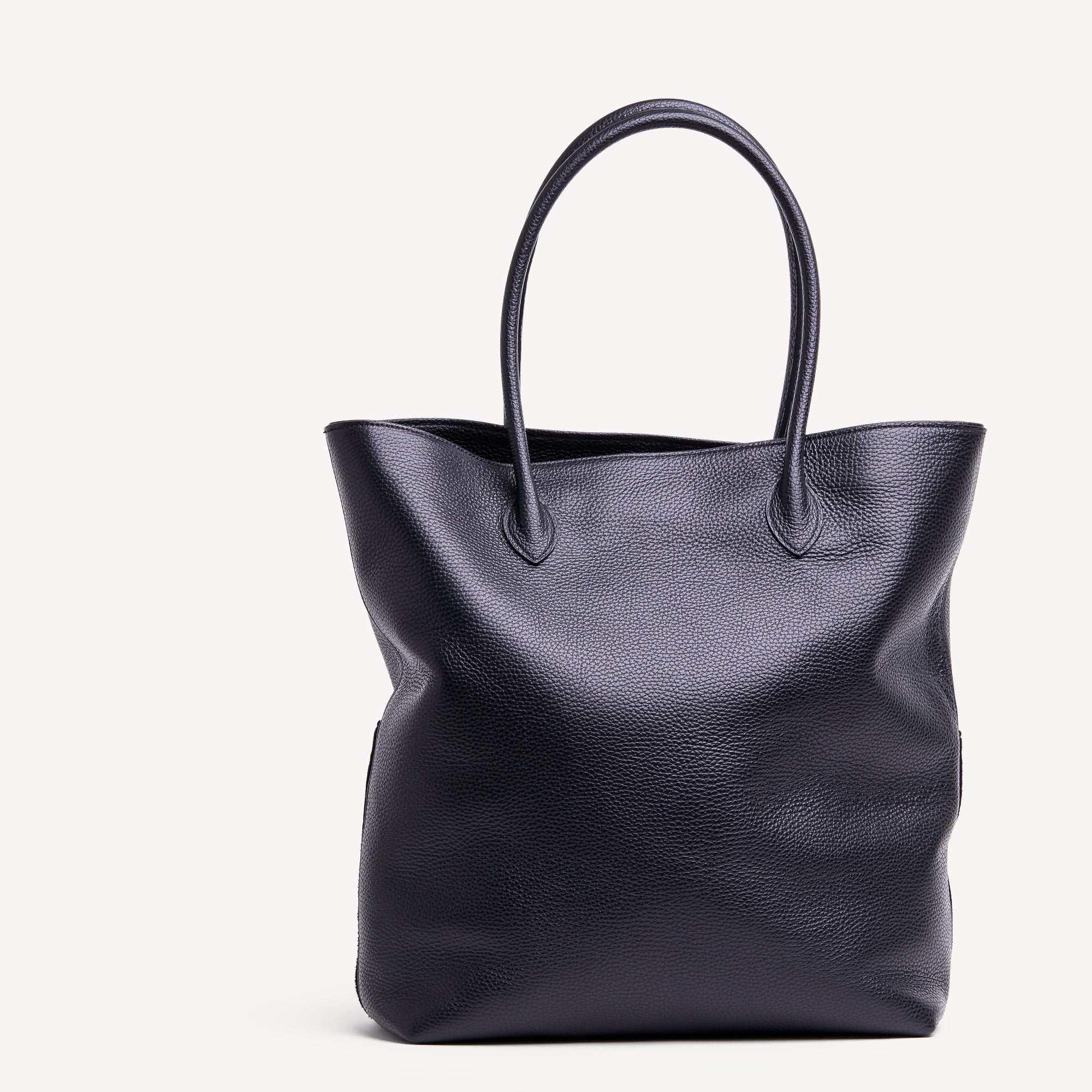 EBIKON |  Shopper Kalbsleder  mit Velour classic schwarz/ gold - von hinten