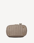 SION | Beuteltasche taupe grau/gold - von unten