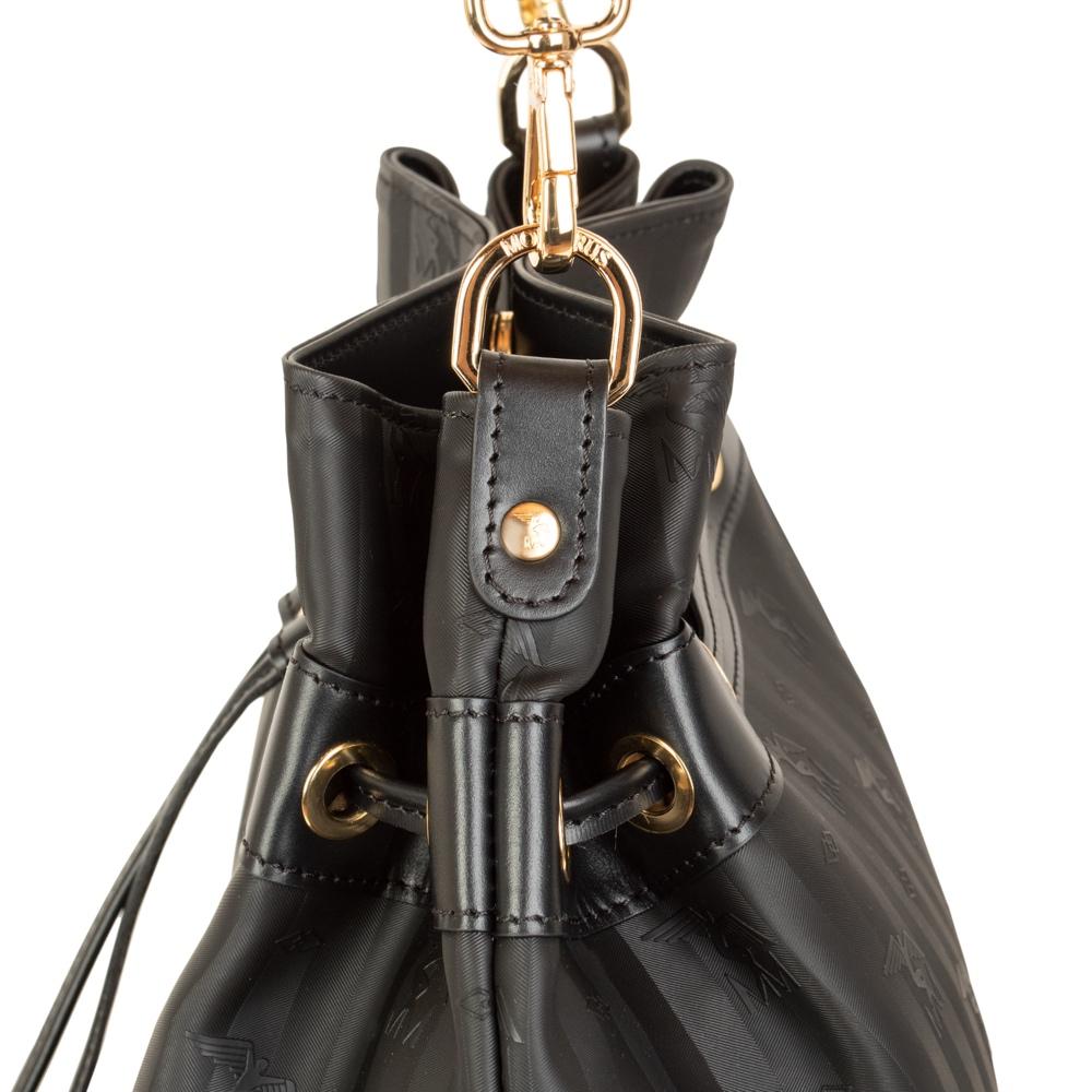 DURBAN bucket bag classic black/gold practical
