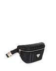 GRINDELWALD | Bauchtasche classic schwarz/silber -SEITLICH