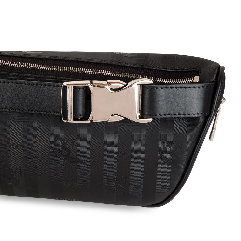 GRINDELWALD | Bauchtasche classic schwarz/silber - DETAIL