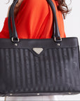 SULZ | Handtasche  classic schwarz/silber - close up