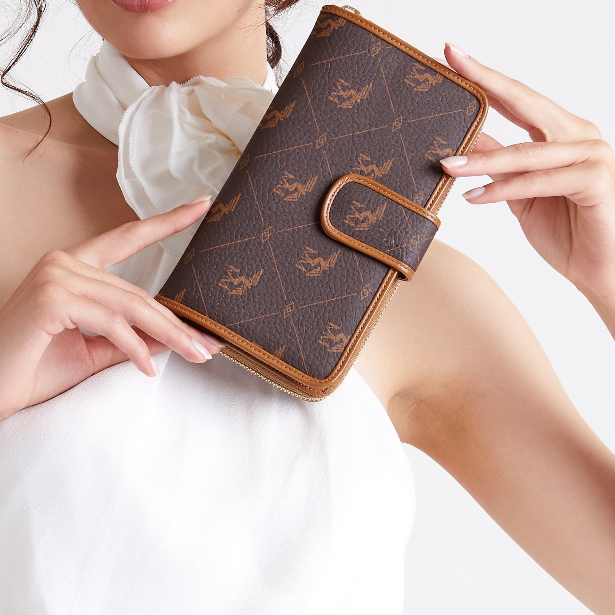 MATTERHORN | Portemonnaie Pecarus braun/beige/gold - on body