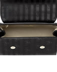 PRILLY | Handtasche classic schwarz/gold - innen