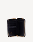 NIEDERHORN | Portemonnaie classic schwarz/gold - offen