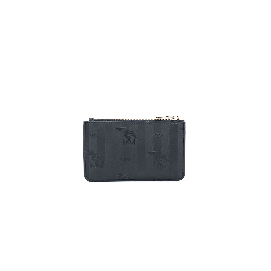 GY | Kreditkartenetui classic schwarz/gold - VON HINTEN