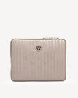 ROETI | Sacoche pour ordinateur portable taupe gris/or