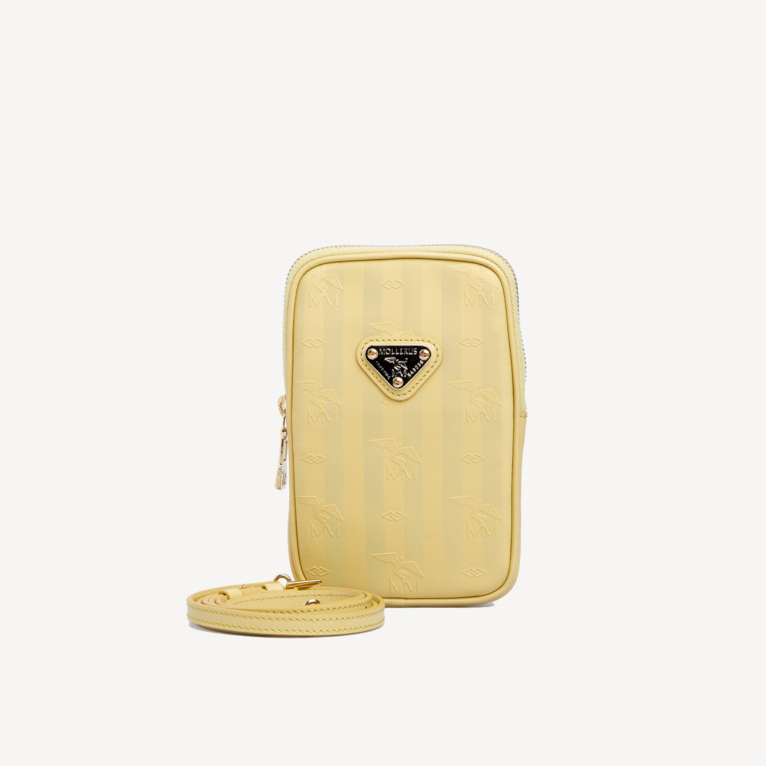 WILDHORN | Handyportemonnaie ginger gelb/gold frontal