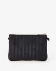 TAMINS | Umhängetasche classic schwarz/silber von hinten