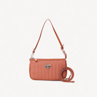 MISSY | Borsa a spalla marrone sahara/oro