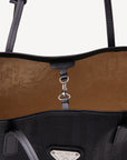GENF | Shopper classic schwarz/silber - innen