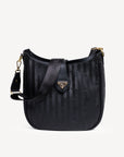 WAELDI | Sac à bandoulière noir/or