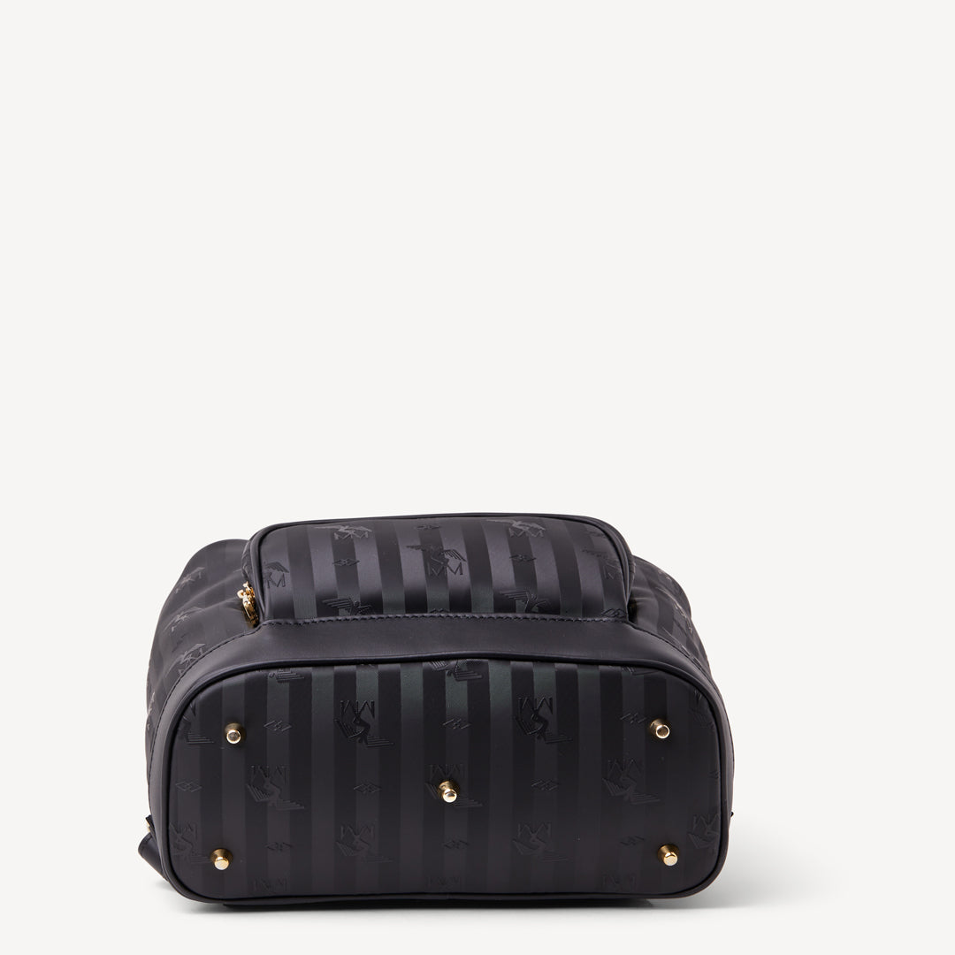 BRUGG | Rucksack classic schwarz/gold - boden füsse