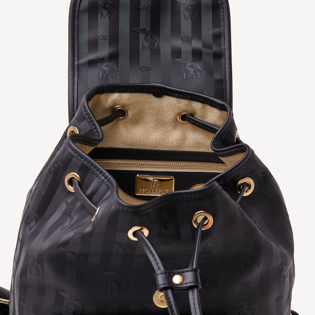 BRUGG | Rucksack classic schwarz/gold - detail
