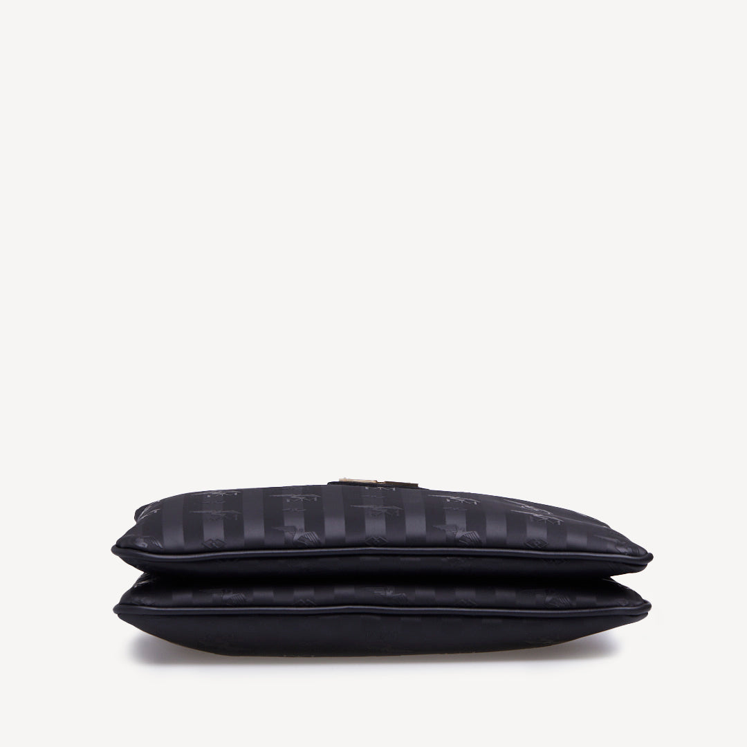COPPET | Umhängetasche classic schwarz/gold - unten