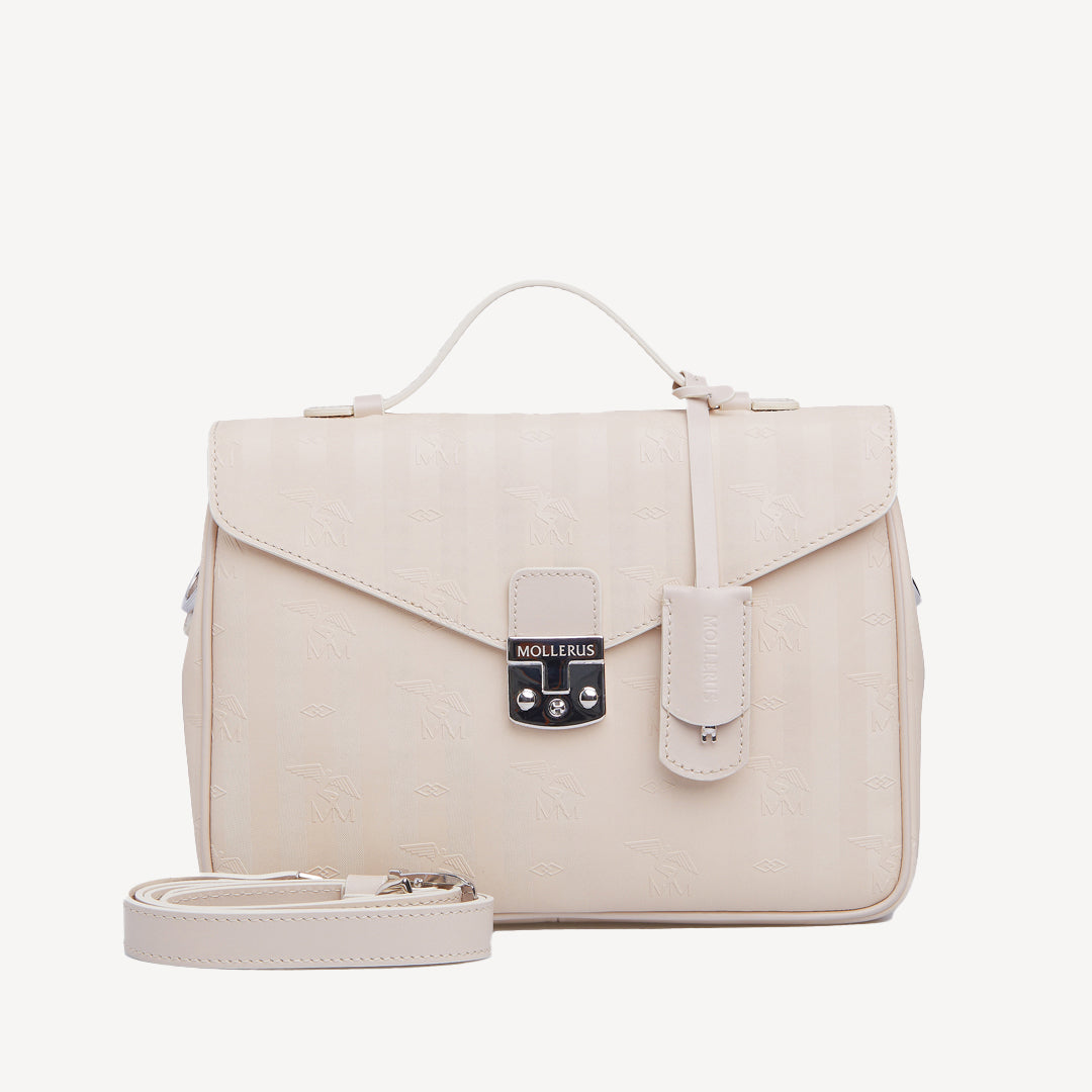 MARLY | Crossover pearl white/silver