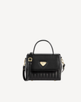 PRILLY | Handtasche classic schwarz/gold- frontal