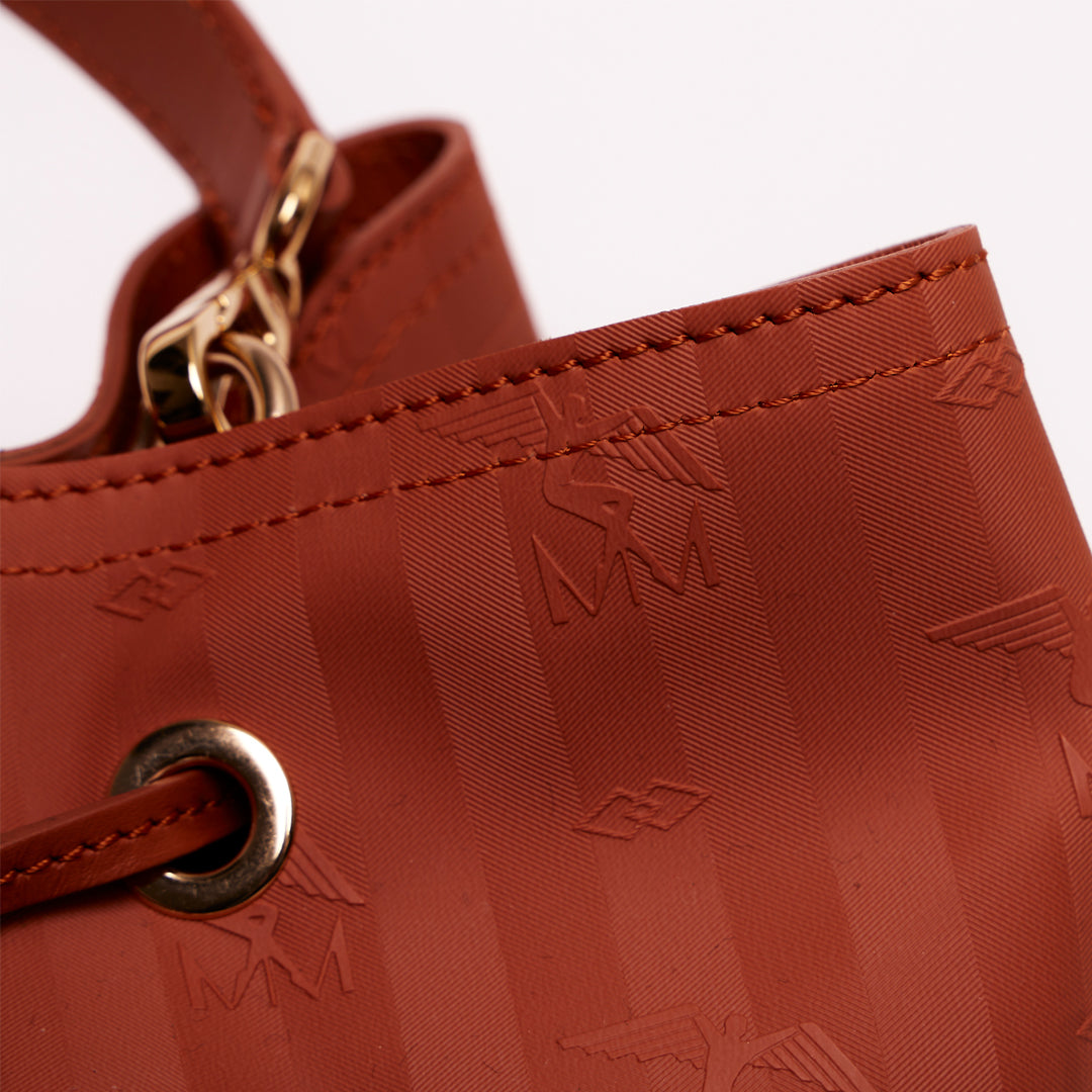 GRABS | Beuteltasche sahara braun/gold - detail