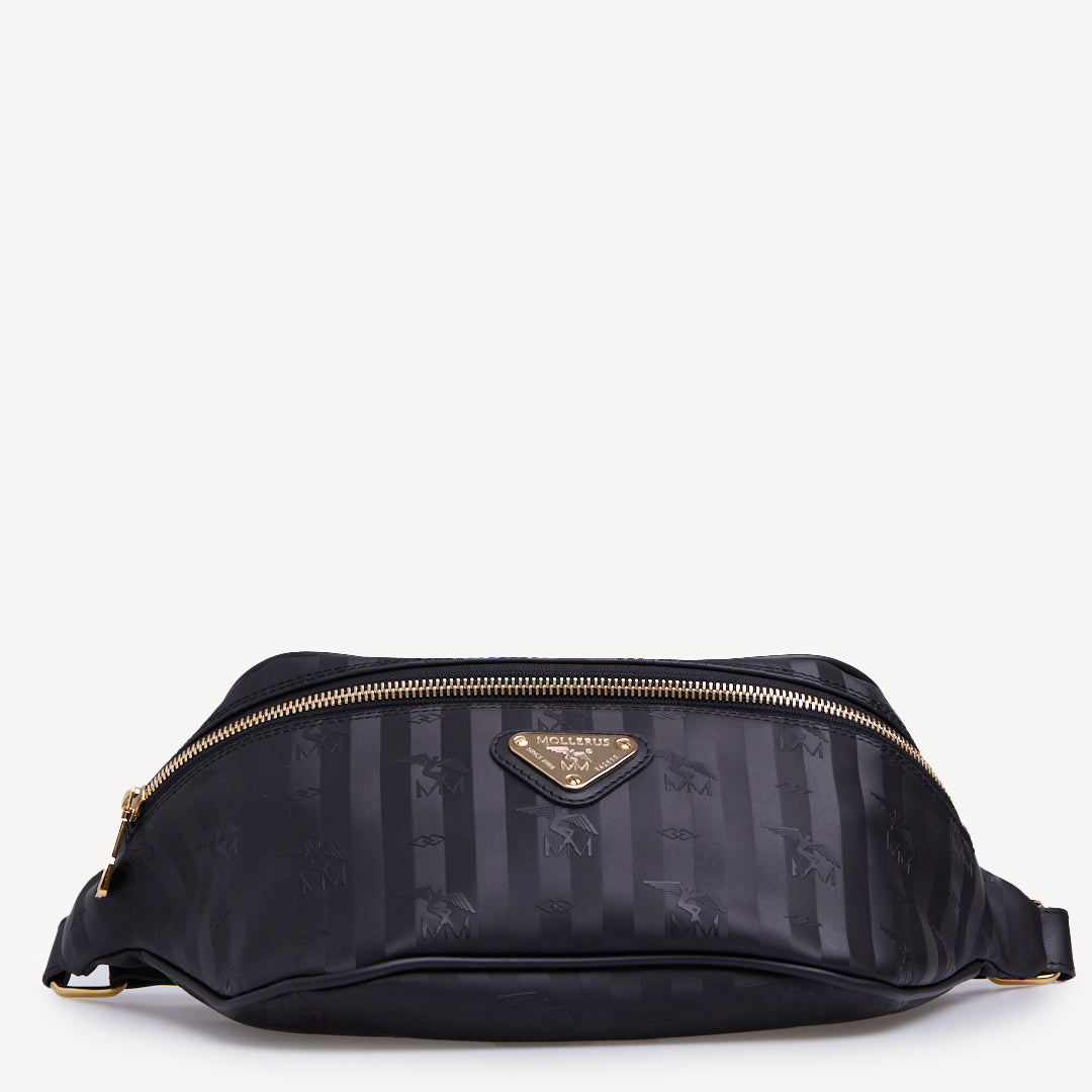 BRIENZ | Gürteltasche schwarz/gold 
