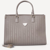 ZUG | sac à main taupe gris/or