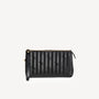 PIZOL | Necessaire classic schwarz/gold FRONTAL