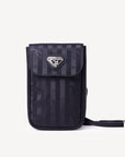 STEG | Handyportemonnaie classic schwarz/silber - FRONTAL
