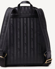 GLARUS | Rucksack schwarz/gold - hinten