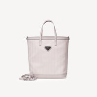 RANDA | Shopper pearl blanc/argenté