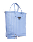 RANDA | Shopper sky blau/silber - seiltich