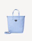 RANDA | Shopper sky blau/silber - frontal
