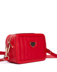 INWIL | Schultertasche cherry rot/gold - SEILTICH