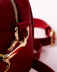 INWIL | Schultertasche cherry rot/gold - DETAIL