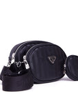 GAMS | Sac à bandoulière noir/argenté