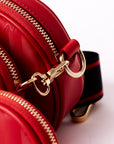 GAMS | Umhängetasche cherry rot/gold - DETAIL