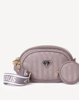 GAMS | Umhängetasche taupe grau/gold - frontal