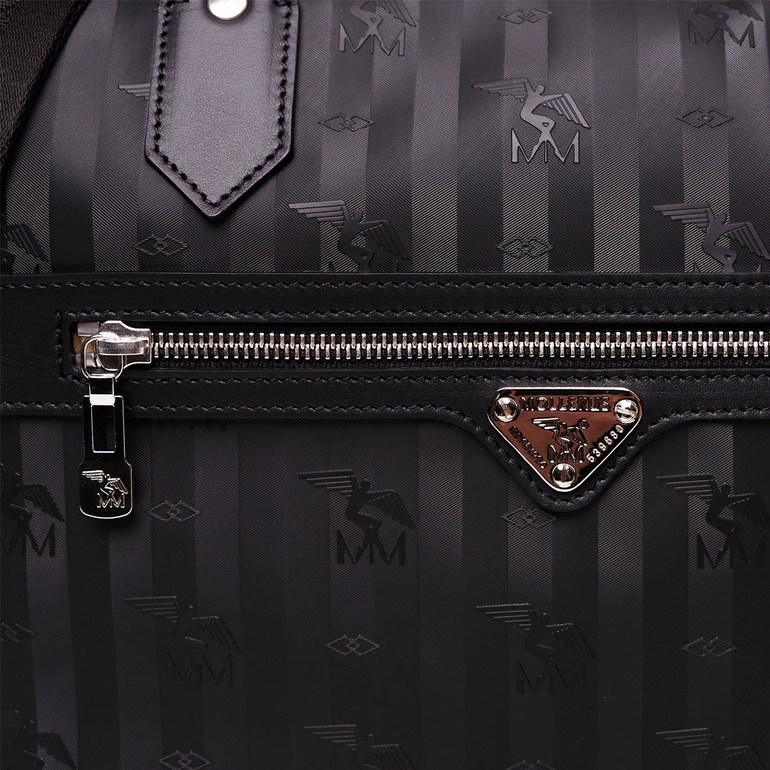 MONTANA | Handtasche classic schwarz/silber - DETAIL