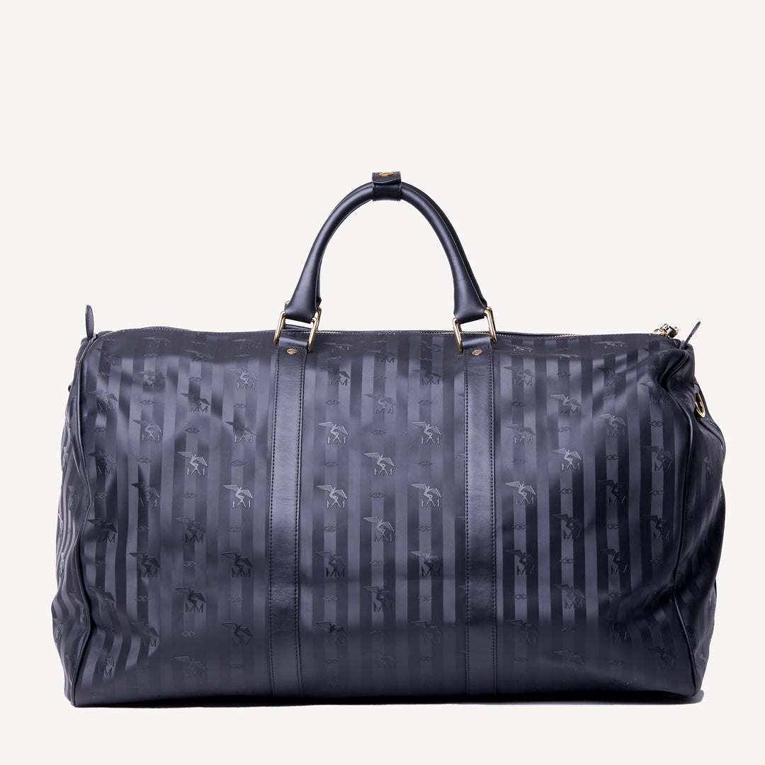 FLUELA | Reisetasche classic schwarz/gold - hinten