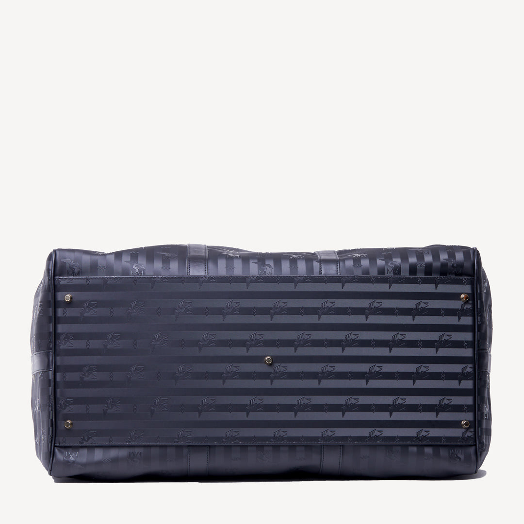 FLUELA | Reisetasche classic schwarz/gold - unten