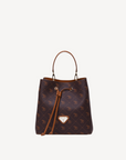 GRABS | Beuteltasche Pecarus braun/beige/gold - FRONTAL