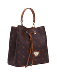 GRABS | Beuteltasche Pecarus braun/beige/gold - SEITLICH