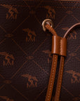 GRABS | Beuteltasche Pecarus braun/beige/gold - GESCHLOSSEN