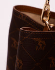 GRABS | Beuteltasche Pecarus braun/beige/gold - DETAIL