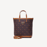 RANDA | Shopper Pecarus marron/or
