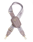 TIANA | bandoulière taupe gris/or