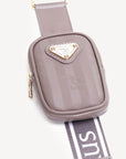 TIANA | bandoulière taupe gris/or