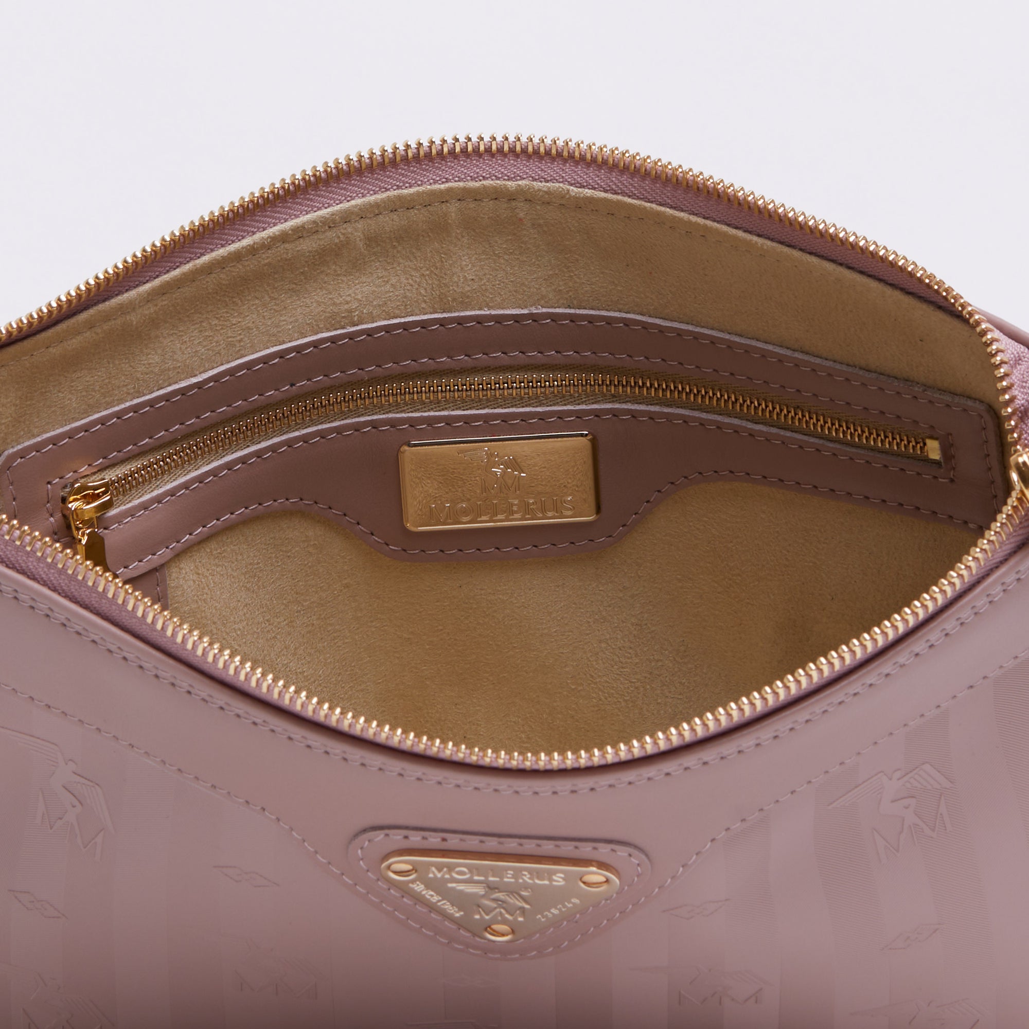 FLUMS | Umhängetasche soft rosé/gold - innen